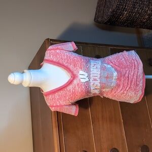 WISCONSIN BADGERS Burnout Short Sleeve College T-Shirt